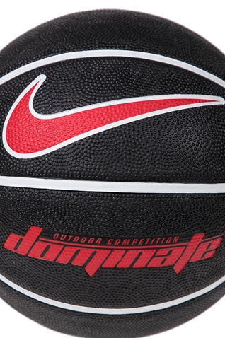 NIKE-Μπάλα μπάσκετ NIKE DOMINATE 8P μαύρη κόκκινη