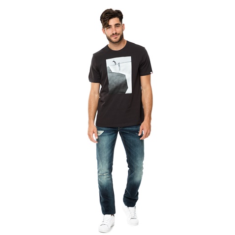 ELEMENT-Ανδρικό t-shirt ELEMENT KINK μαύρο με στάμπα