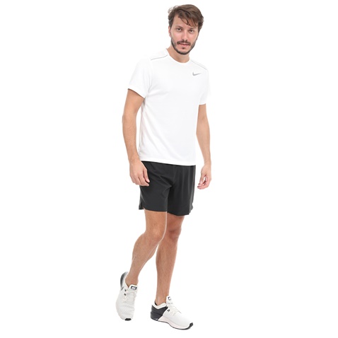 NIKE-Ανδρικό t-shirt NIKE DRY MILER λευκό