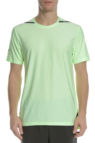 NIKE-Ανδρική κοντομάνικη μπλούζα Nike Dri-FIT Breathe κίτρινη-λαχανί
