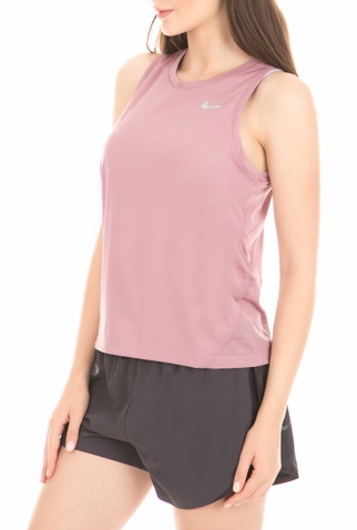 NIKE-Γυναικεία αμάνικη μπλούζα για τρέξιμο Nike Miler μοβ