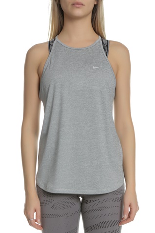 NIKE-Γυναικεία αμάνικη μπλούζα Nike Dri-FIT γκρι