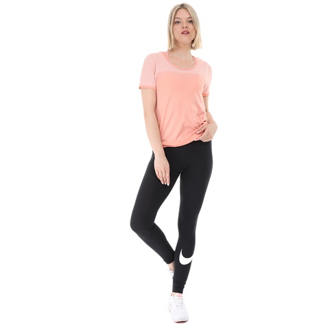NIKE-Γυναικείο αθλητικό t-shirt NIKE INFINITE TOP ροζ