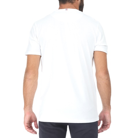 LES DEUX-Ανδρική κοντομάνικη μπλούζα LES DEUX Piece λευκή