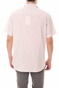 LES DEUX-Ανδρικό πουκάμισο Simon κόκκινο-λευκό