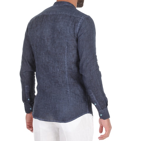 SSEINSE-Ανδρικό πουκάμισο SSEINSE COREANA μπλε