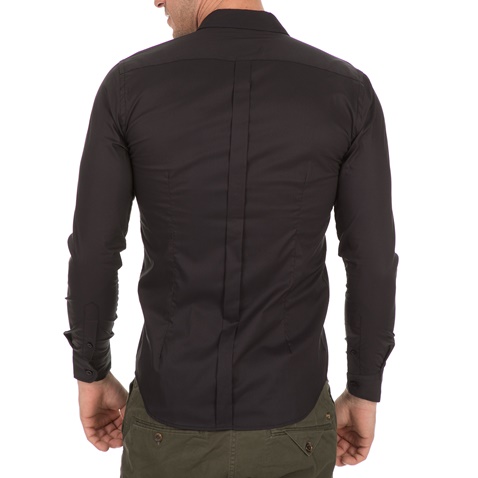 SSEINSE-Ανδρικό πουκάμισο SSEINSE μαύρο