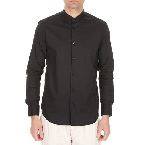 SSEINSE-Ανδρικό πουκάμισο SSEINSE μαύρο