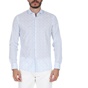 SSEINSE-Ανδρικό πουκάμισο SSEINSE λευκό μπλε
