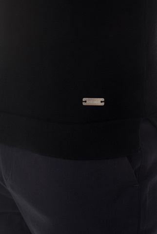 SSEINSE-Ανδρική πλεκτή μπλούζα SSEINSE GIROCOLLO μάυρη