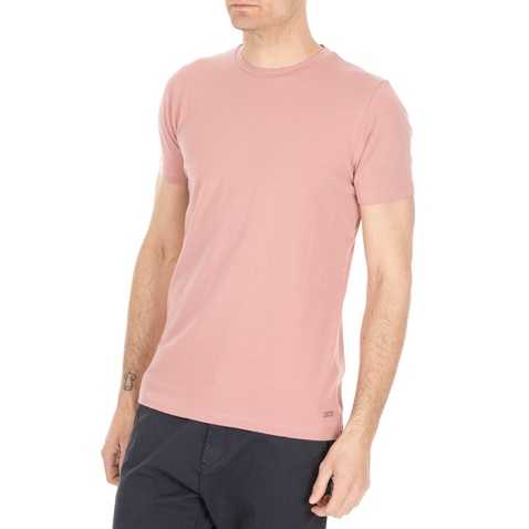 SSEINSE-Ανδρική κοντομάνικη μπλούζα SSEINSE ροζ