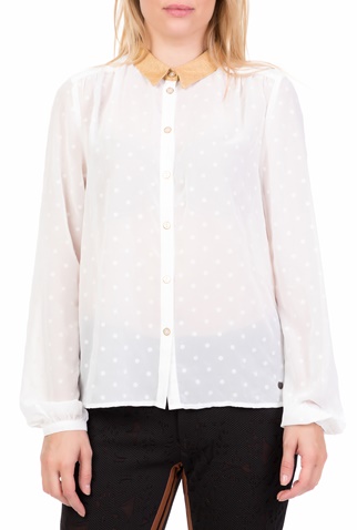 NUMPH-Γυναικείο μακρυμάνικο πουκάμισο NUMPH λευκό