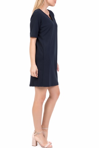 GARCIA JEANS-Γυναικείο κοντό φόρεμα GARCIA JEANS μπλε σκούρο