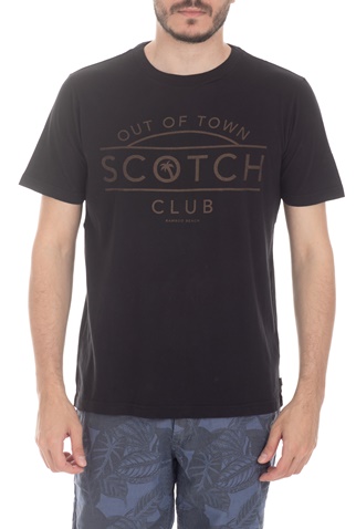 SCOTCH & SODA-Ανδρική μπλούζα SCOTCH & SODA μαύρη