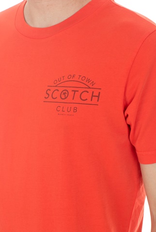 SCOTCH & SODA-Ανδρική μπλούζα SCOTCH & SODA κόκκινη