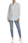 SCOTCH & SODA-Γυναικείο μακρυμάνικο πουκάμισο SCOTCH & SODA  BOYFRIEND FIT λευκό