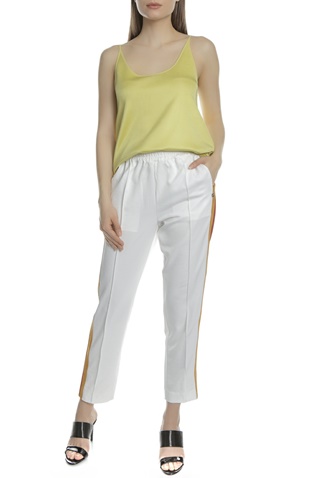 SCOTCH & SODA-Γυναικείο παντελόνι SCOTCH & SODA λευκό