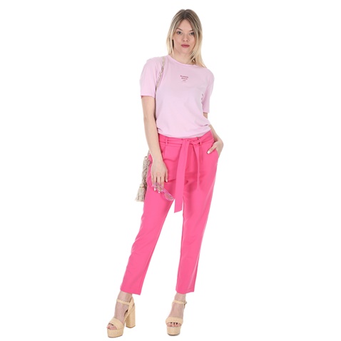SCOTCH & SODA-Γυναικείο παντελόνι SCOTCH & SODA ροζ 