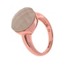 FOLLI FOLLIE-Γυναικείο δαχτυλίδι από ασήμι FOLLI FOLLIE ροζ-χρυσό