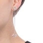 FOLLI FOLLIE-Γυναικεία μακριά σκουλαρίκια FOLLI FOLLIE Wonderfly Silver 925 