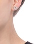 FOLLI FOLLIE-Γυναικεία μακριά σκουλαρίκια FOLLI FOLLIE Wonderfly Silver 925 