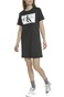 CALVIN KLEIN JEANS-Γυναικείο μίνι φόρεμα CALVIN KLEIN JEANS ICONIC MONOGRAM BOX μαύρο