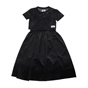 CALVIN KLEIN JEANS KIDS-Παιδικό midi φόρεμα 2 σε 1 CALVIN KLEIN JEANS KIDS μαύρο