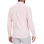 TED BAKER-Ανδρικό πουκάμισο TED BAKER LEEMAR ροζ