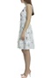 TED BAKER-Γυναικείο μίνι φόρεμα TED BAKER ALEKSA λευκό