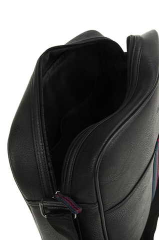 TED BAKER-Ανδρική τσάντα ώμου TED BAKER NICITA WEBBING DESPATCH μαύρη