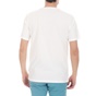 CONVERSE-Ανδρική κοντομάνικη μπλούζα Converse Chuck Patch Palm Tree λευκή