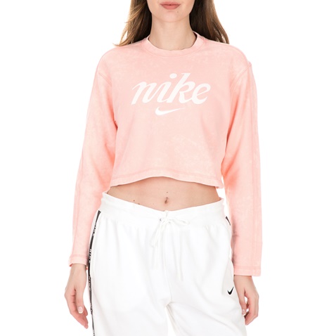 NIKE-Γυναικεία μπλούζα Nike Sportswear Women's Crew ροζ