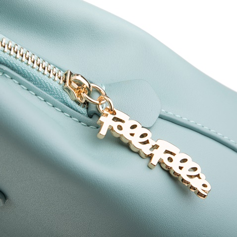 FOLLI FOLLIE-Γυναικεία μικρή τσάντα χειρός FOLLI FOLLIE γαλάζια