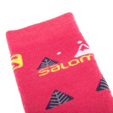 SALOMON-Σετ παιδικές κάλτσες SALOMON SKI TEAM JR 2-PACK ροζ