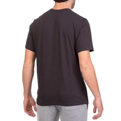 ELEMENT-Ανδρική κοντομάνικη μπλούζα ELEMENT μαύρη με στάμπα