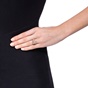 FOLLI FOLLIE-Γυναικείο ασημένιο δαχτυλίδι FOLLI FOLLIE FF BOUQUET ροζ χρυσό