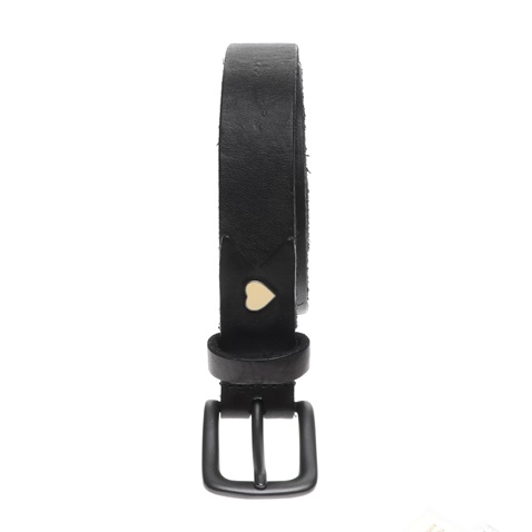 SCOTCH & SODA-Γυναικεία ζώνη SCOTCH & SODA Braided leather belt μαύρη