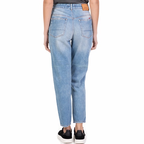 STAFF-Γυναικείο ψηλόμεσο τζιν παντελόνι MARYLIN STAFF με σκισίματα μπλε 