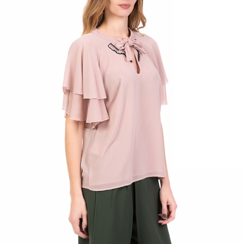 SILVIAN HEACH-Γυναικεία κοντομάνικη μπλούζα CUMMINS SILVIAN HEACH ροζ