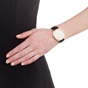 FOLLI FOLLIE-Γυναικείο ρολόι με δερμάτινο λουράκι FOLLI FOLLIE HEART 4 HEART μαύρο