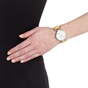FOLLI FOLLIE-Γυναικείο ρολόι με δερμάτινο λουράκι FOLLI FOLLIE HEART 4 HEART κίτρινο