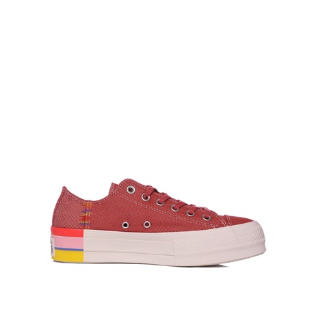 CONVERSE-Γυναικεία sneakers CONVERSE CHUCK TAYLOR ALL STAR LIFT κόκκινα