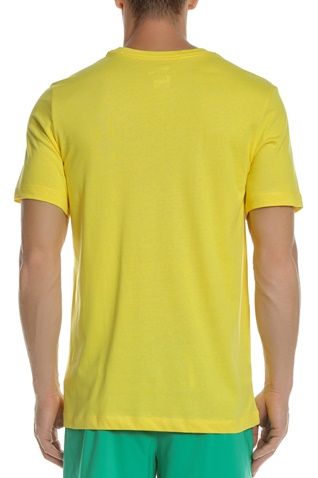 NIKE-Ανδρικό t-shirt NIKE DRY RUN DFCT κίτρινο