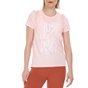 NIKE-Γυναικεία μπλούζα NIKE RUN TOP SS GX ροζ