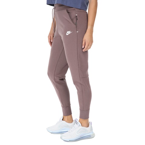 NIKE-Γυναικείο παντελόνι φόρμας Nike NSW TCH FLC μοβ