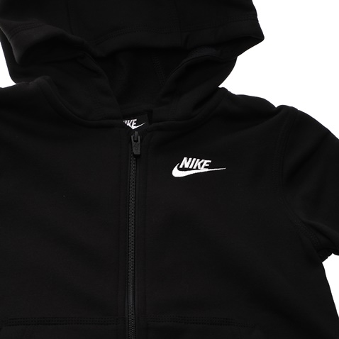 NIKE-Παιδική φούτερ ζακέτα Nike NSW HOODIE FZ CLUB μαύρη