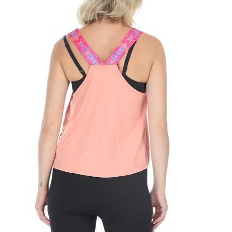 NIKE-Γυναικείο αθλητικό top NIKE TANK ELSTKA FTR FEM ροζ