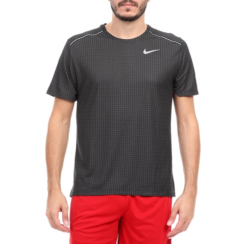 NIKE-Ανδρικό t-shirt Nike NK MILER TECH μαύρο