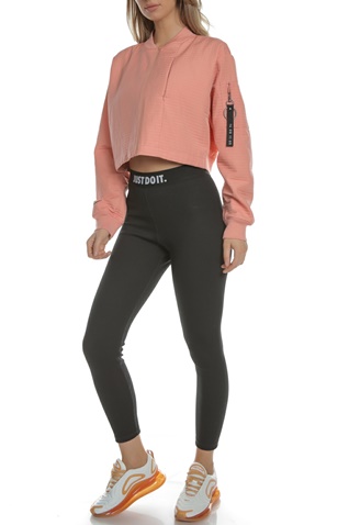 NIKE-Γυναικείο cropped bomber jacket NIKE NSW TCH PCK ροζ 