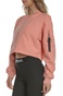 NIKE-Γυναικείο cropped bomber jacket NIKE NSW TCH PCK ροζ 